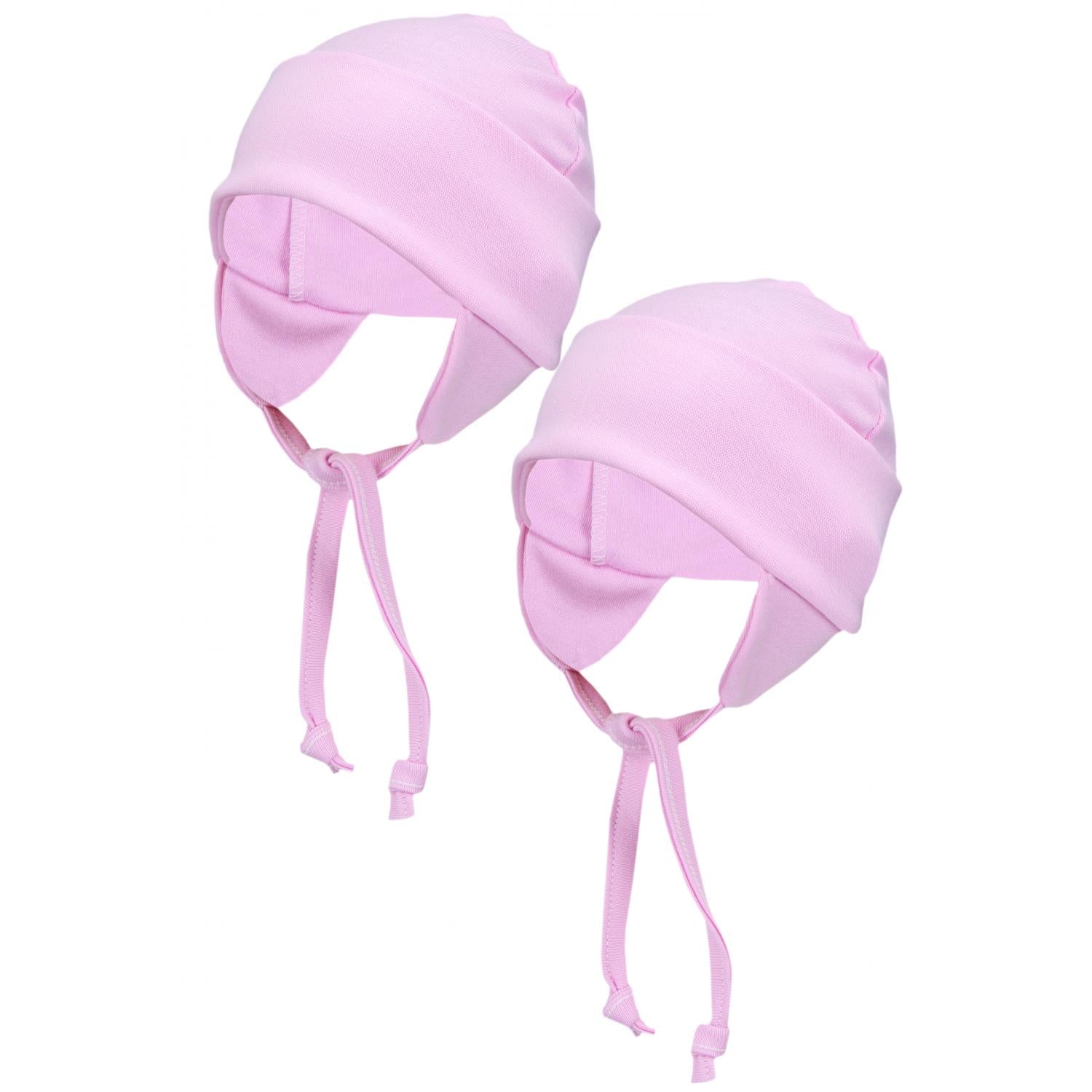 Erstlingsmütze mit Ohrenklappen - 2er Pack