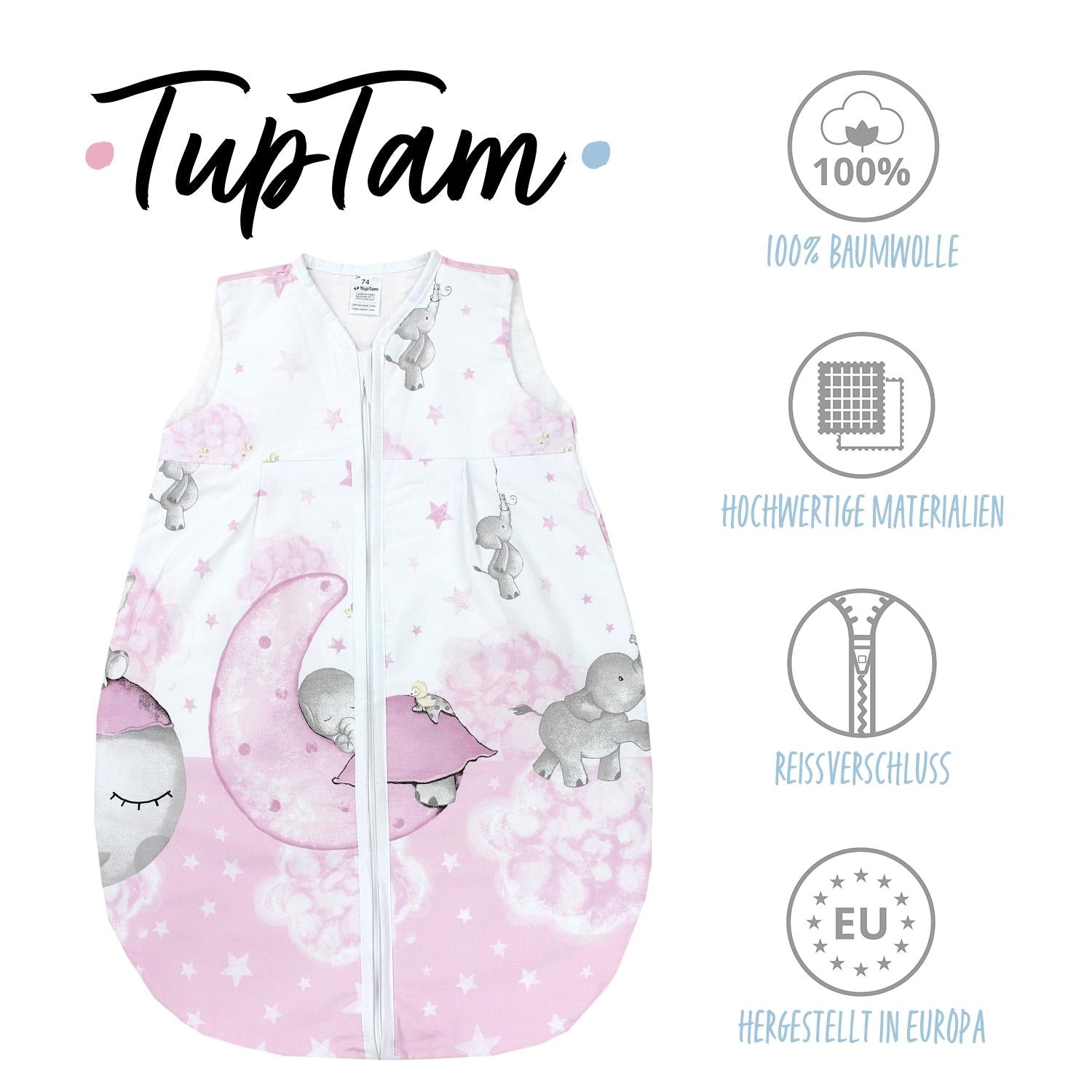 Kugelschlafsack ohne Ärmel 0.5 TOG