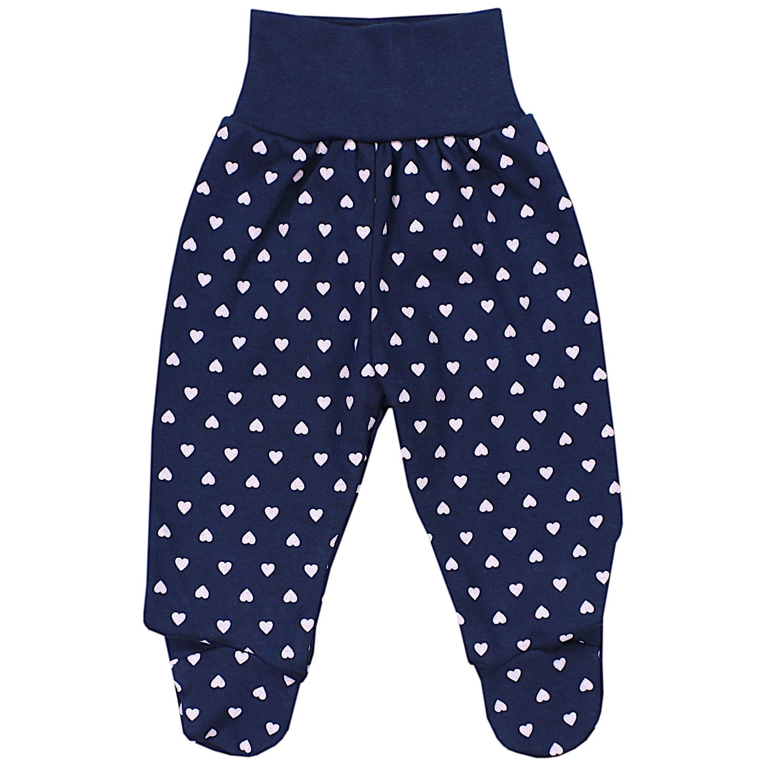 Strampelhose mit Fuß - 5er Set