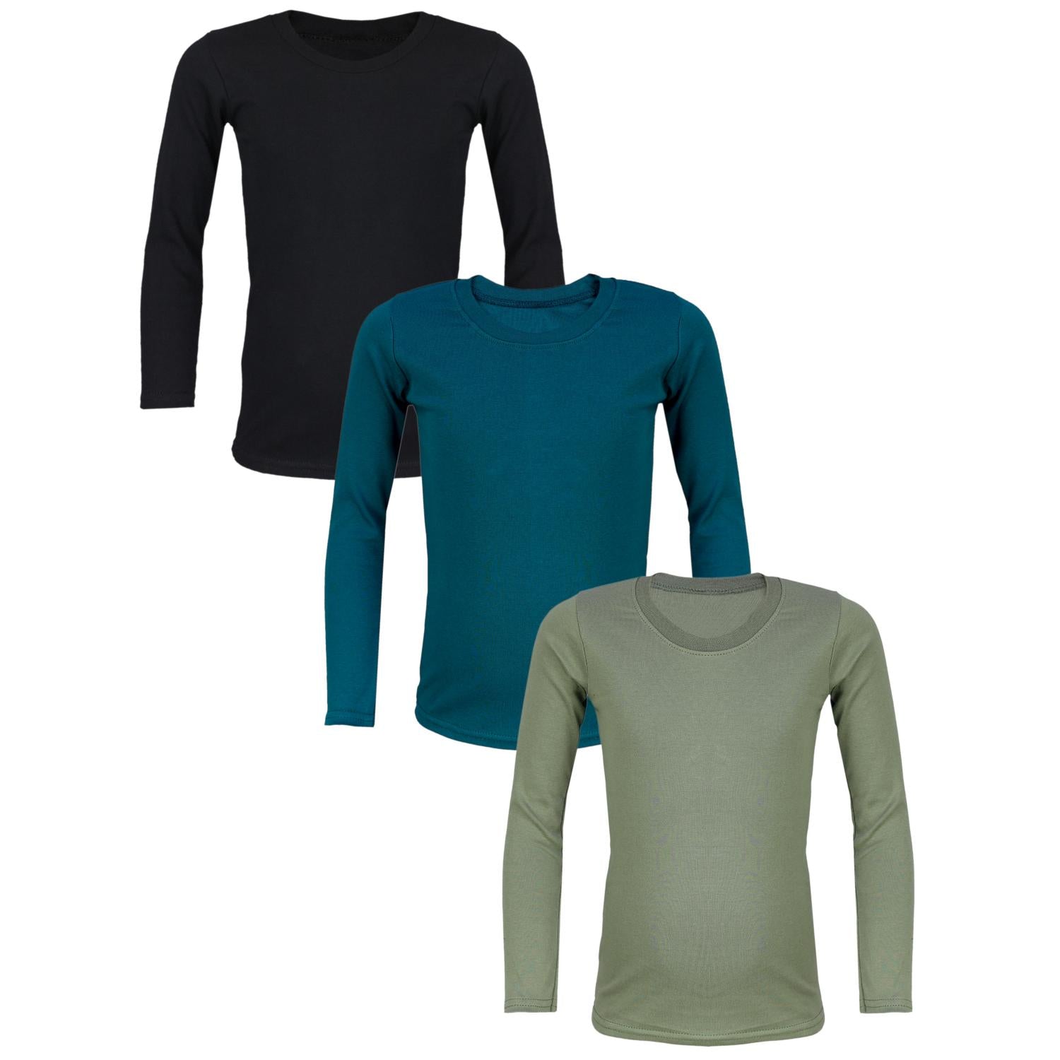 Unterhemd Langarm - 3er Set