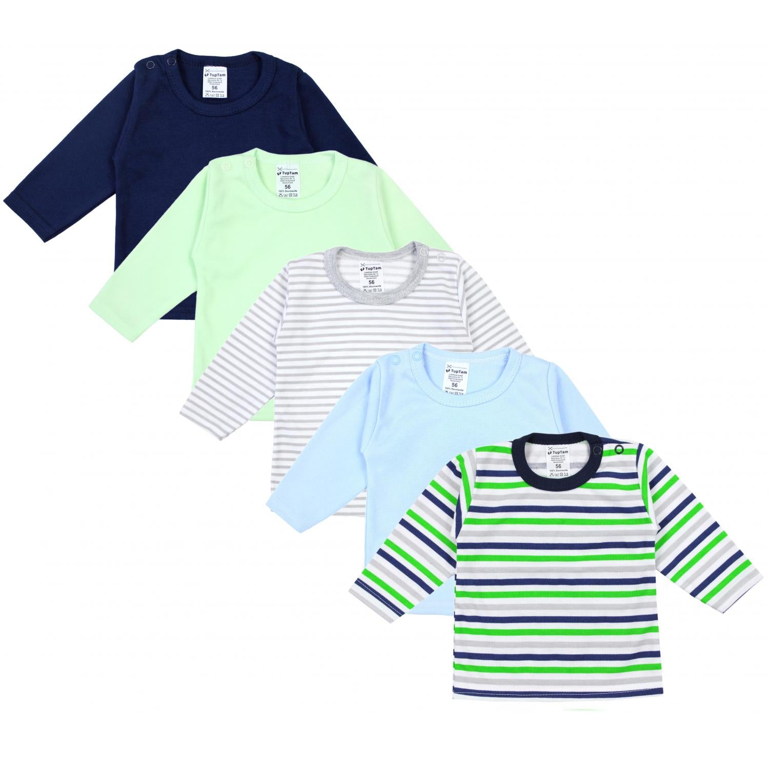 Baby Langarmshirt - 5er Set