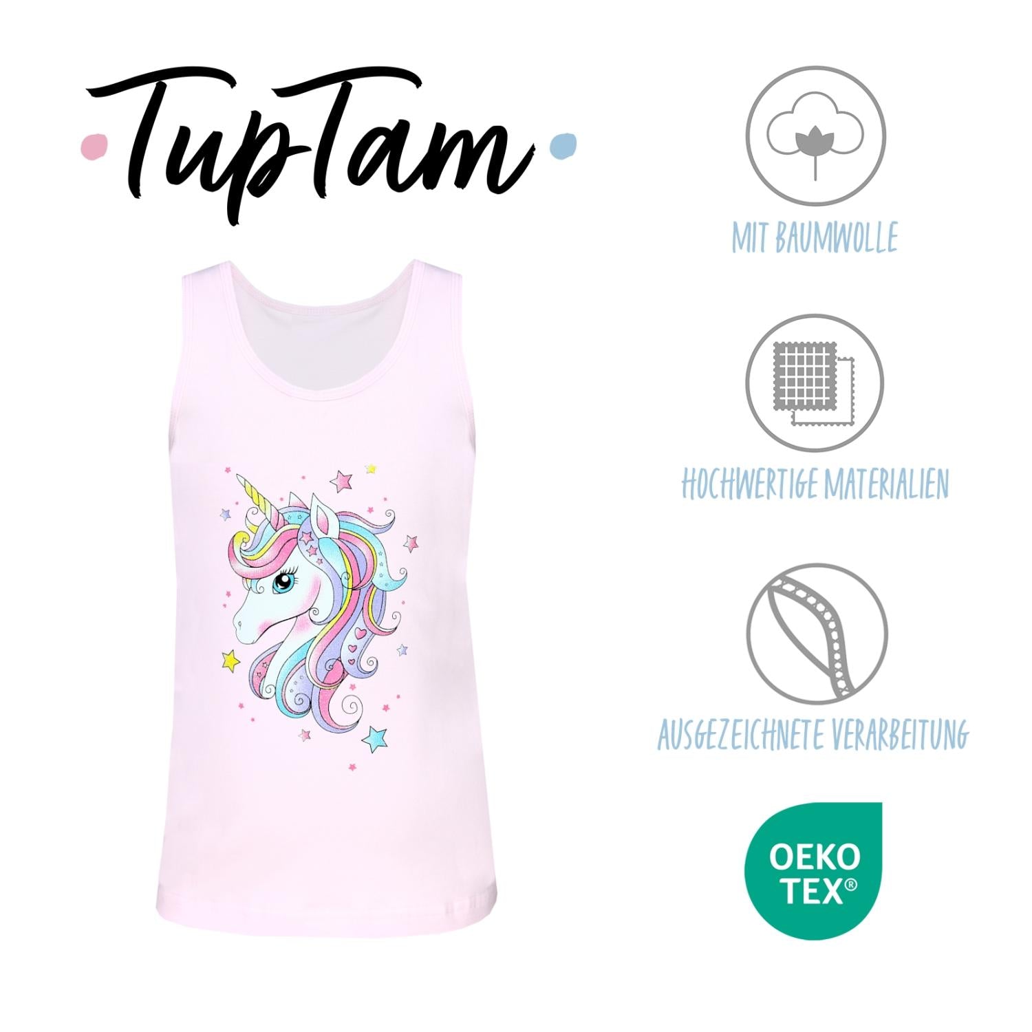 Unterhemd Ärmellos - 5er Set