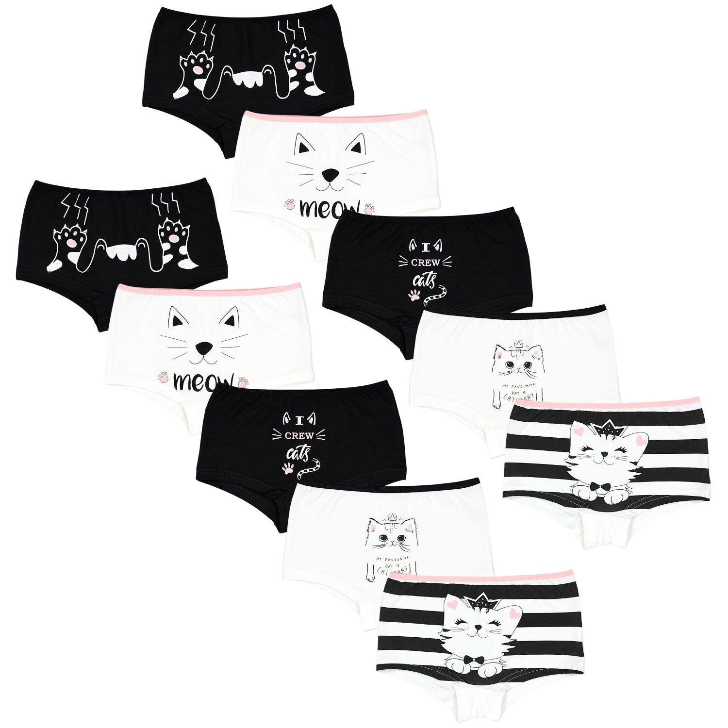 Mädchen Shorts 10er Set