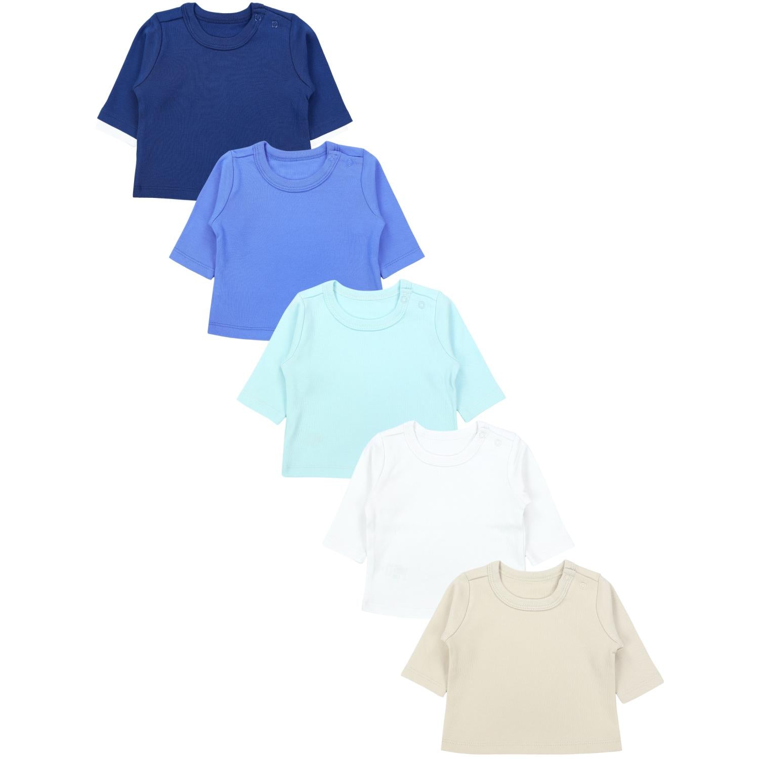Langarmshirt - 5er Set