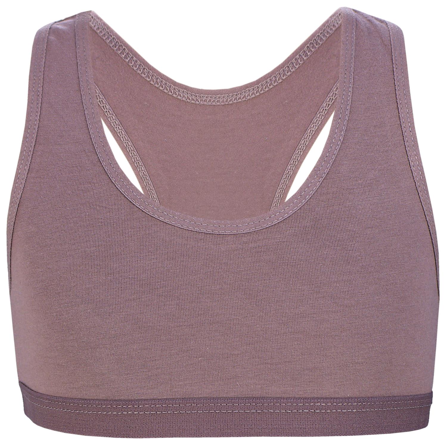 Mädchen Bustier mit breiten Trägern & Racerback (5er Pack)
