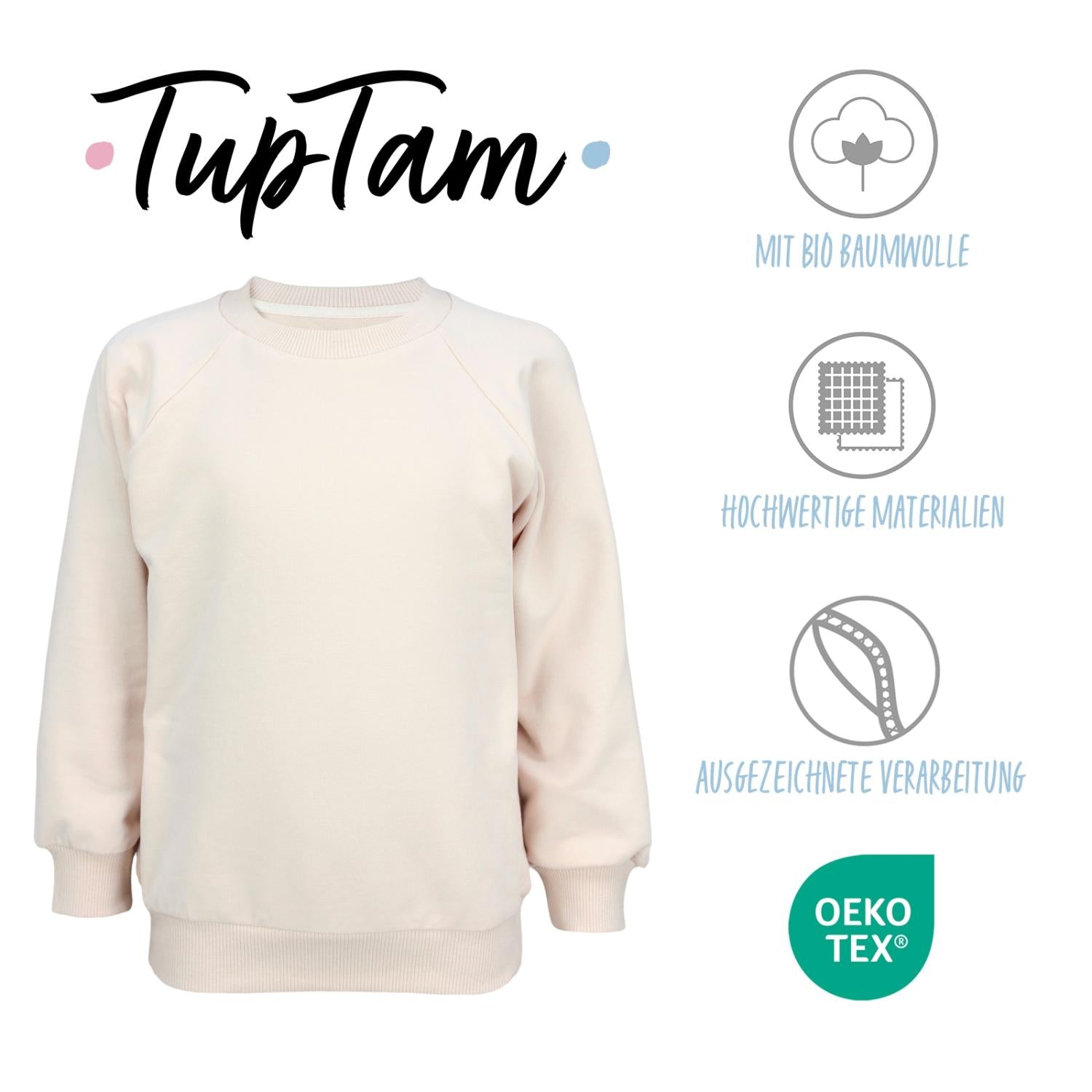 Sweatshirt Bio- Baumwolle