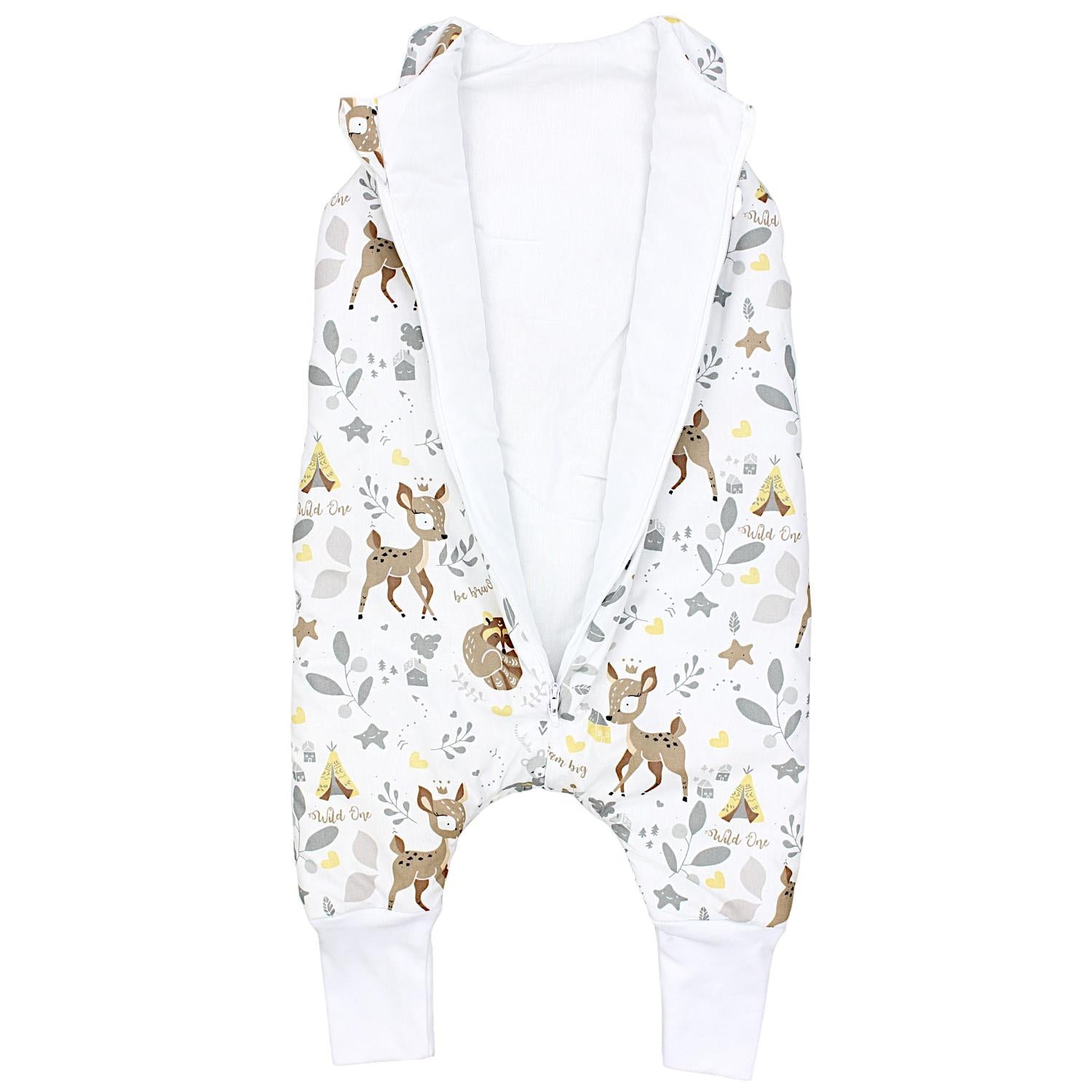 TupTam Baby Winterschlafsack mit Beinen OEKO- TEX zertifizierte Materialien 2.5 TOG Unisex