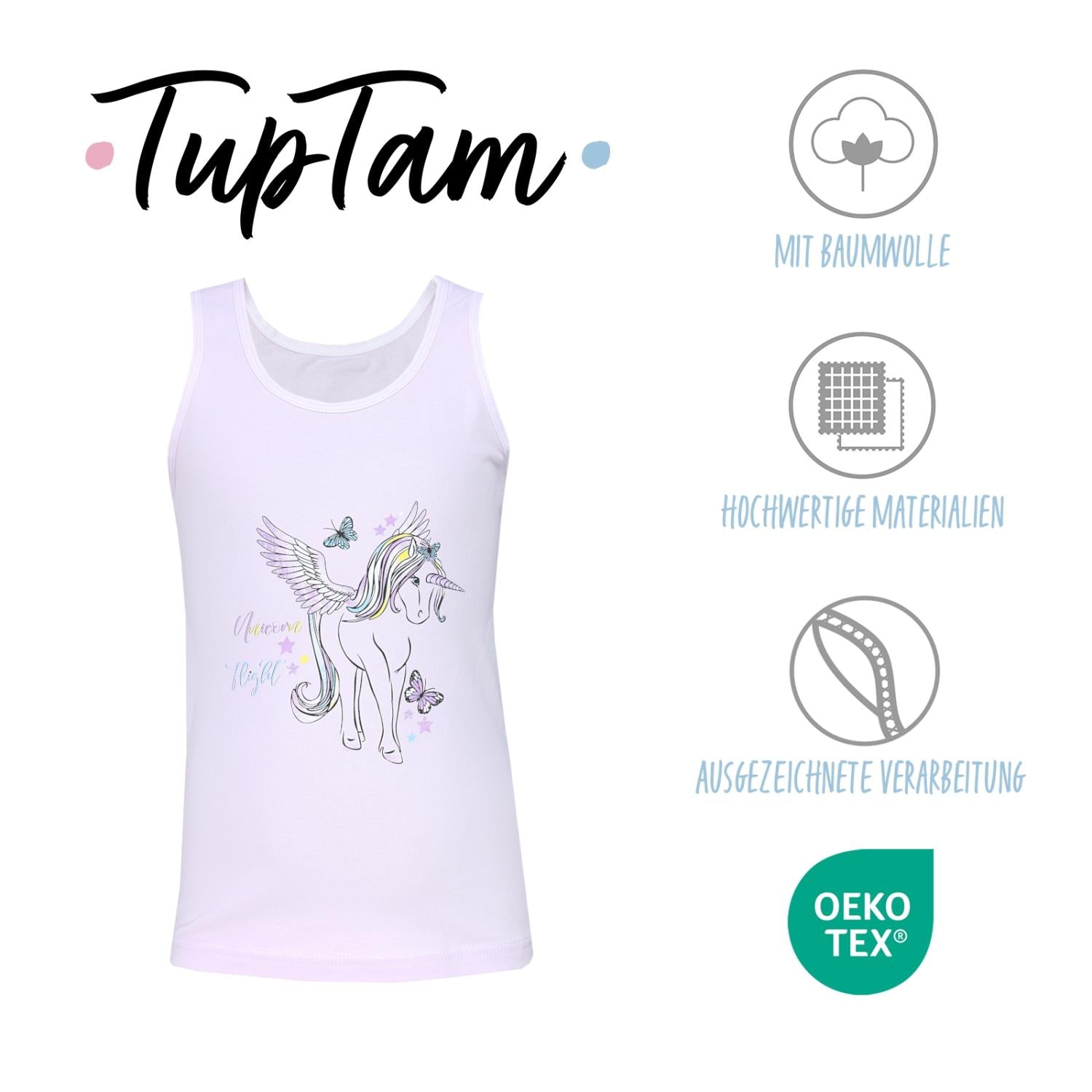 Unterhemd Ärmellos - 5er Set