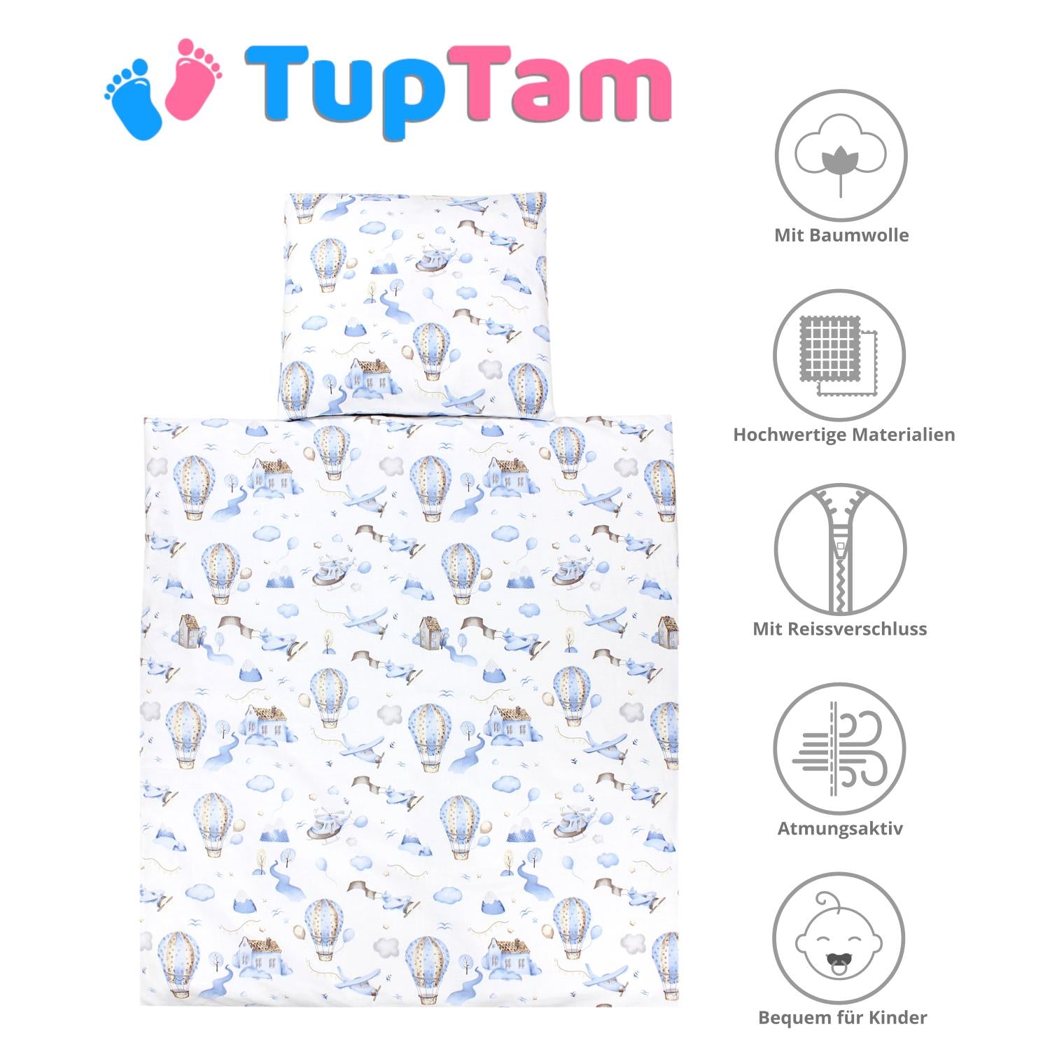 Bettdeckenset (4-teilig)