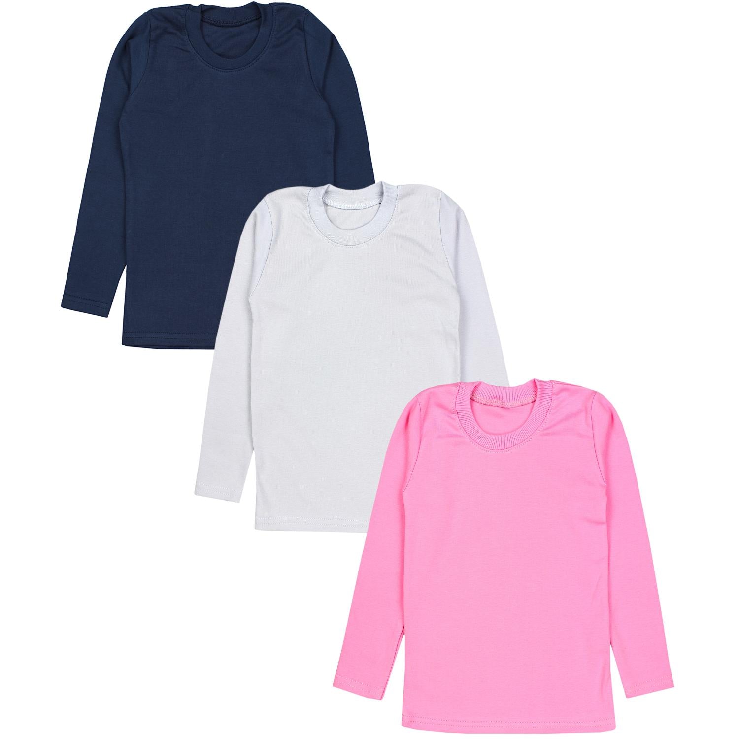 Langarmshirt Unterhemden (3er- Set)