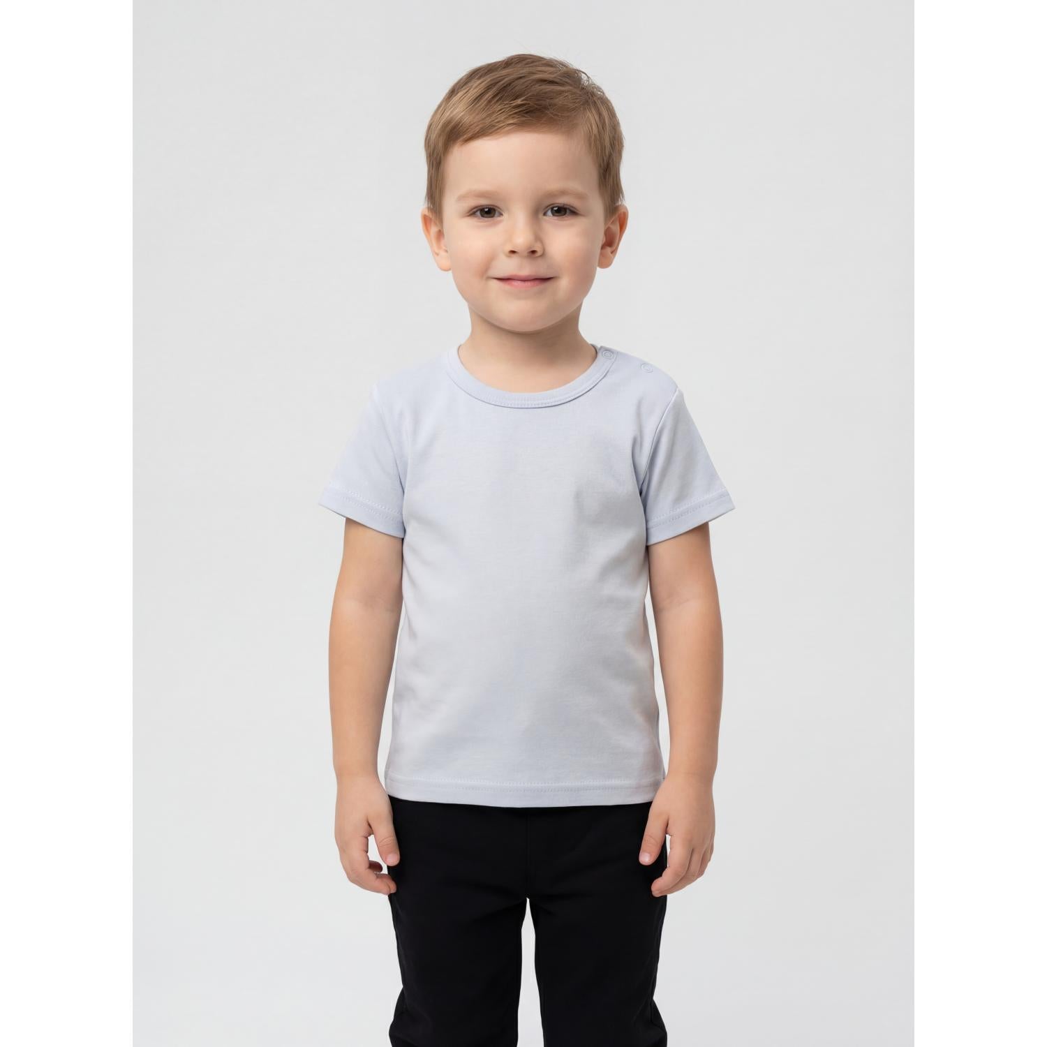 Kurzarm-Shirt mit Aufdruck - 5er Set