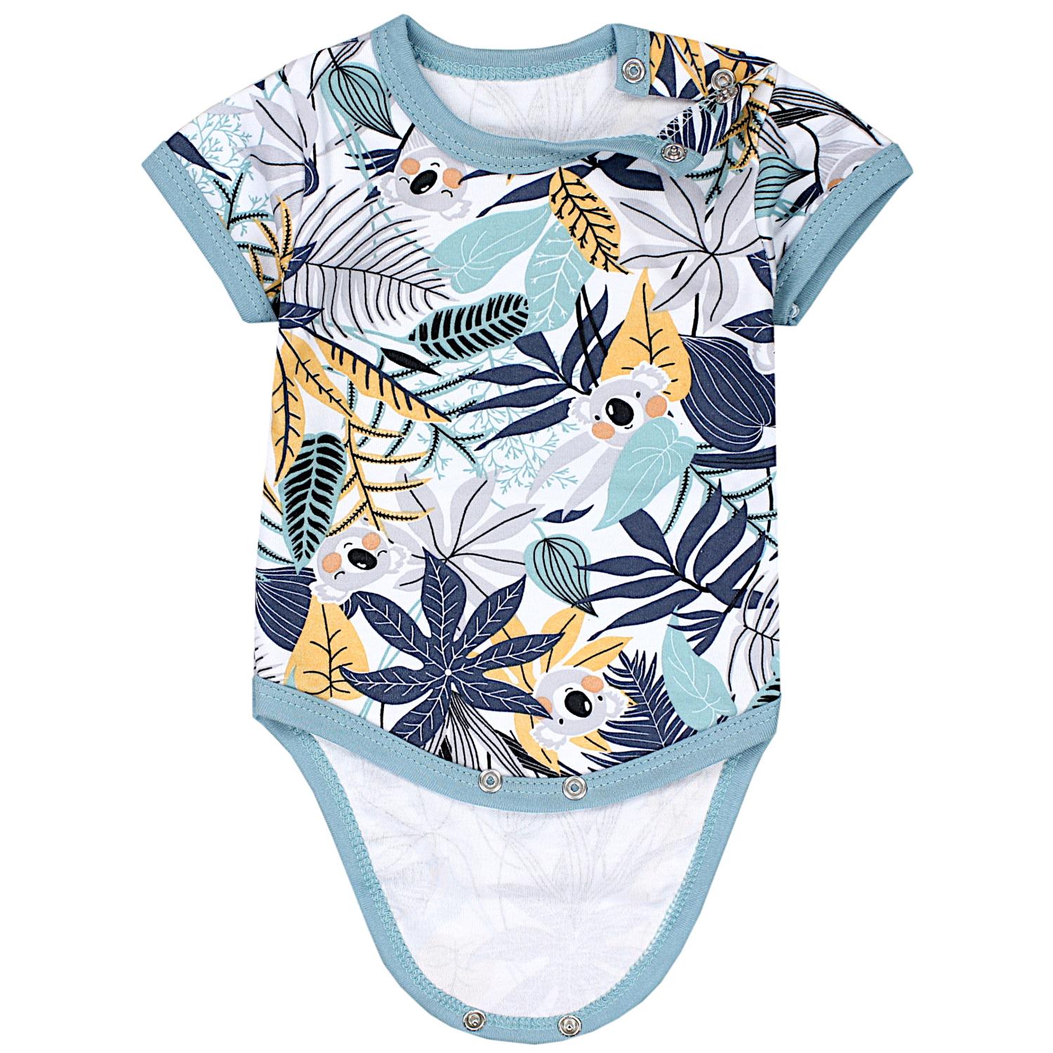 Baby Body Kurzarm Unifarben - 5er Set