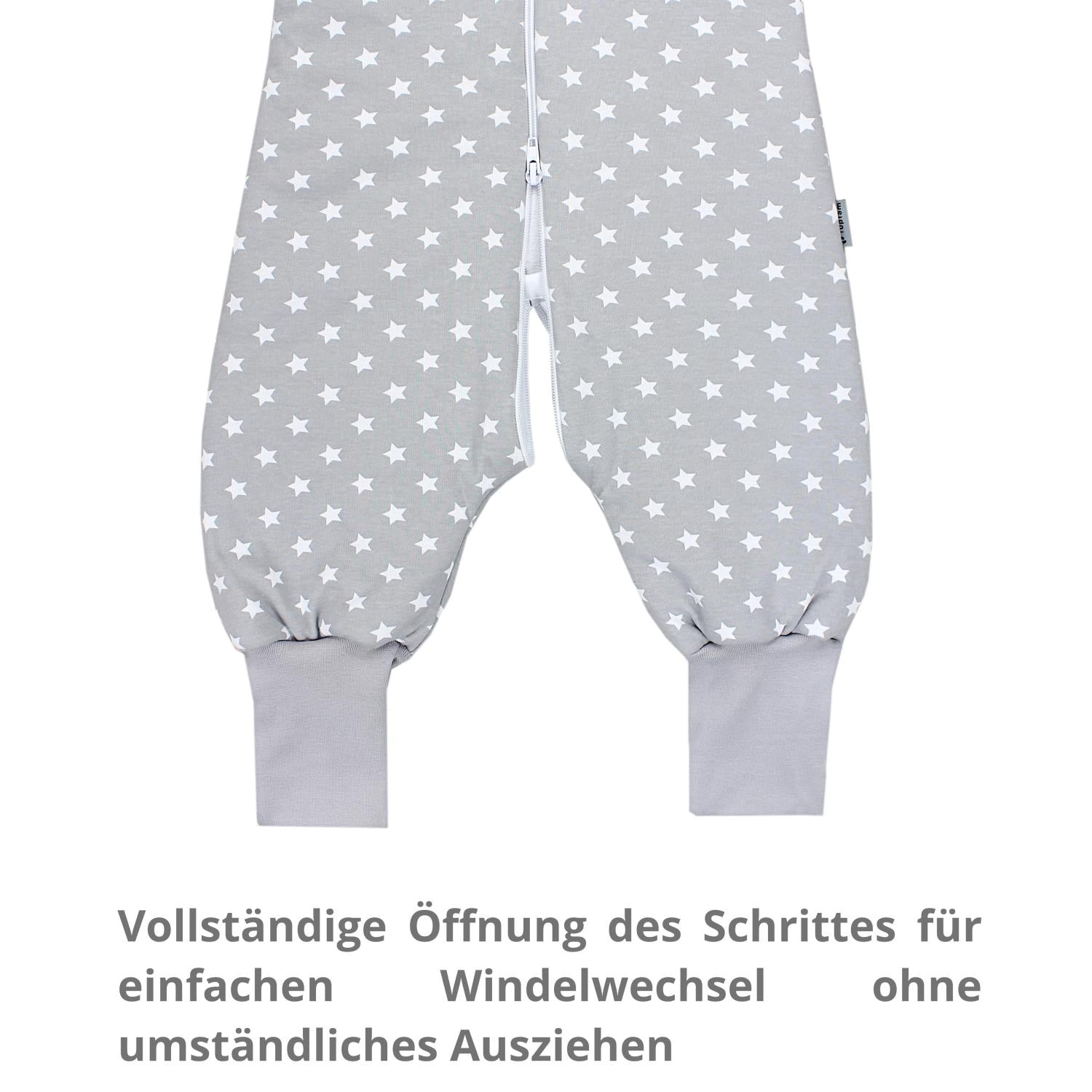 Baby Schlafsack mit Füßen Ganzjahresschlafsack 2,5 Tog