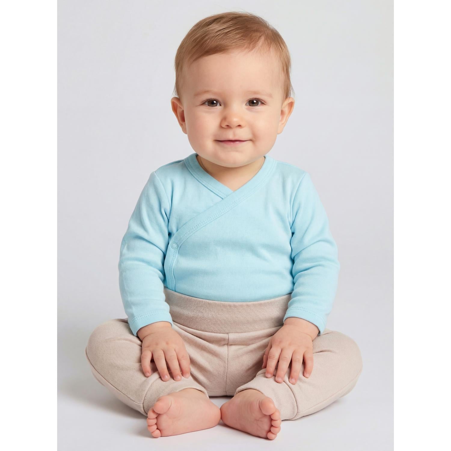 Langarm Wickelshirt - 5er Set