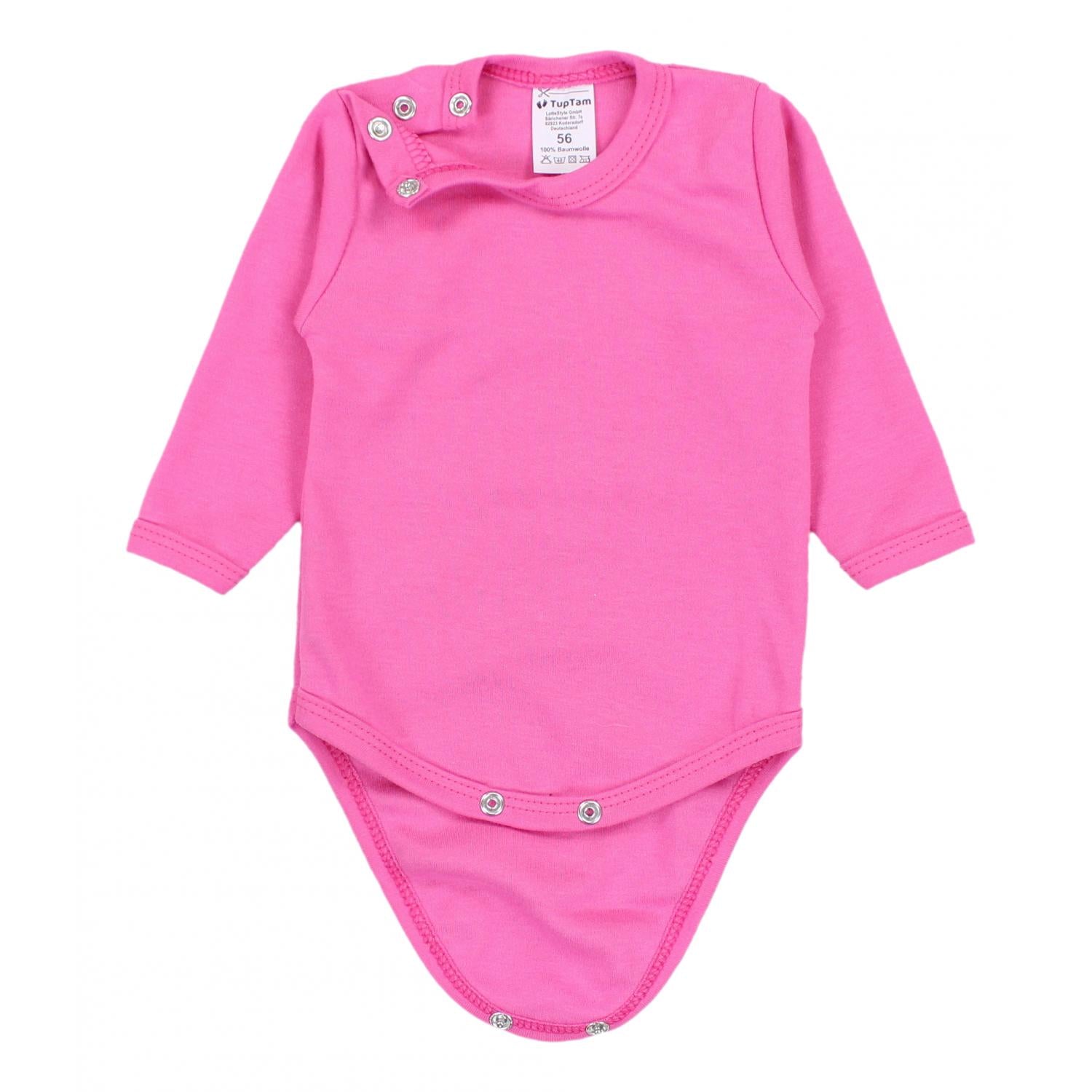 Baby Body Langarm Unifarben - 5er Set