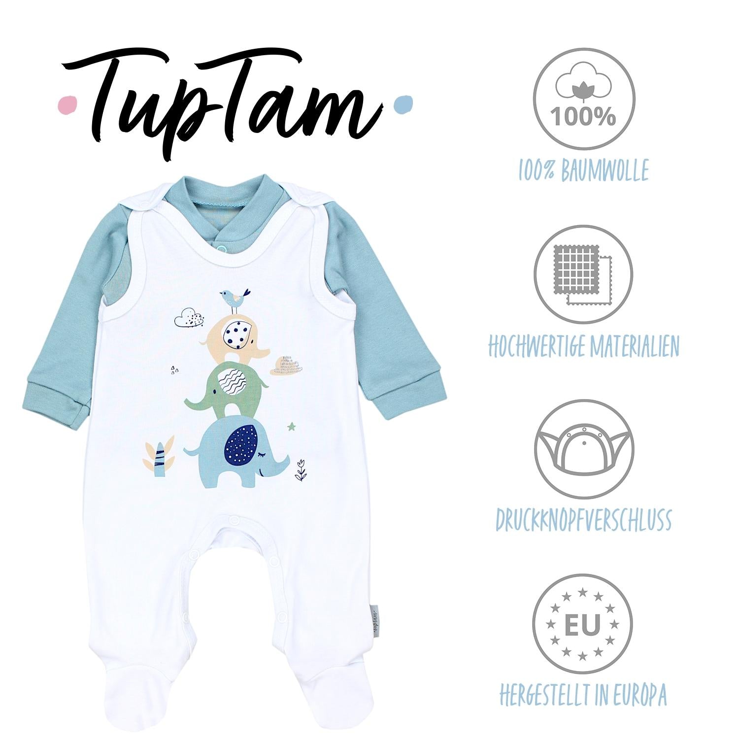 Strampler mit Langarmshirt- Set