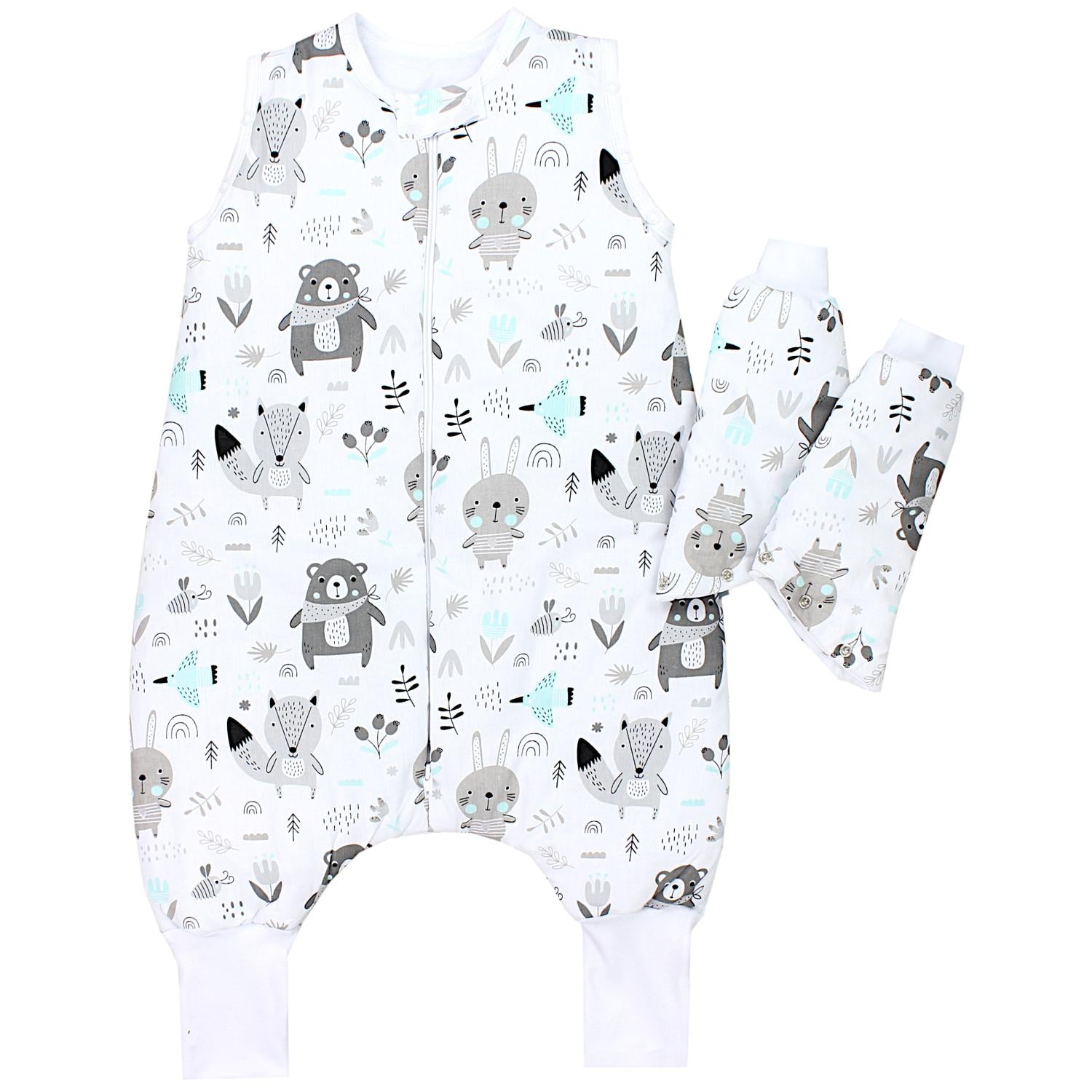 Schlafsack mit Beinen und Ärmeln, Winterschlafsack 2,5 TOG