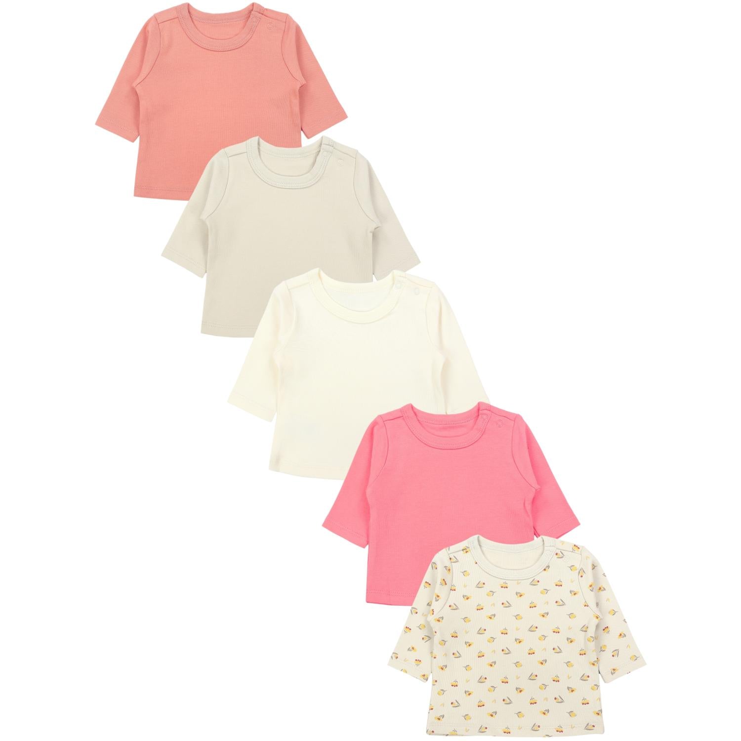 Baby Mädchen Langarmshirt 5er Set