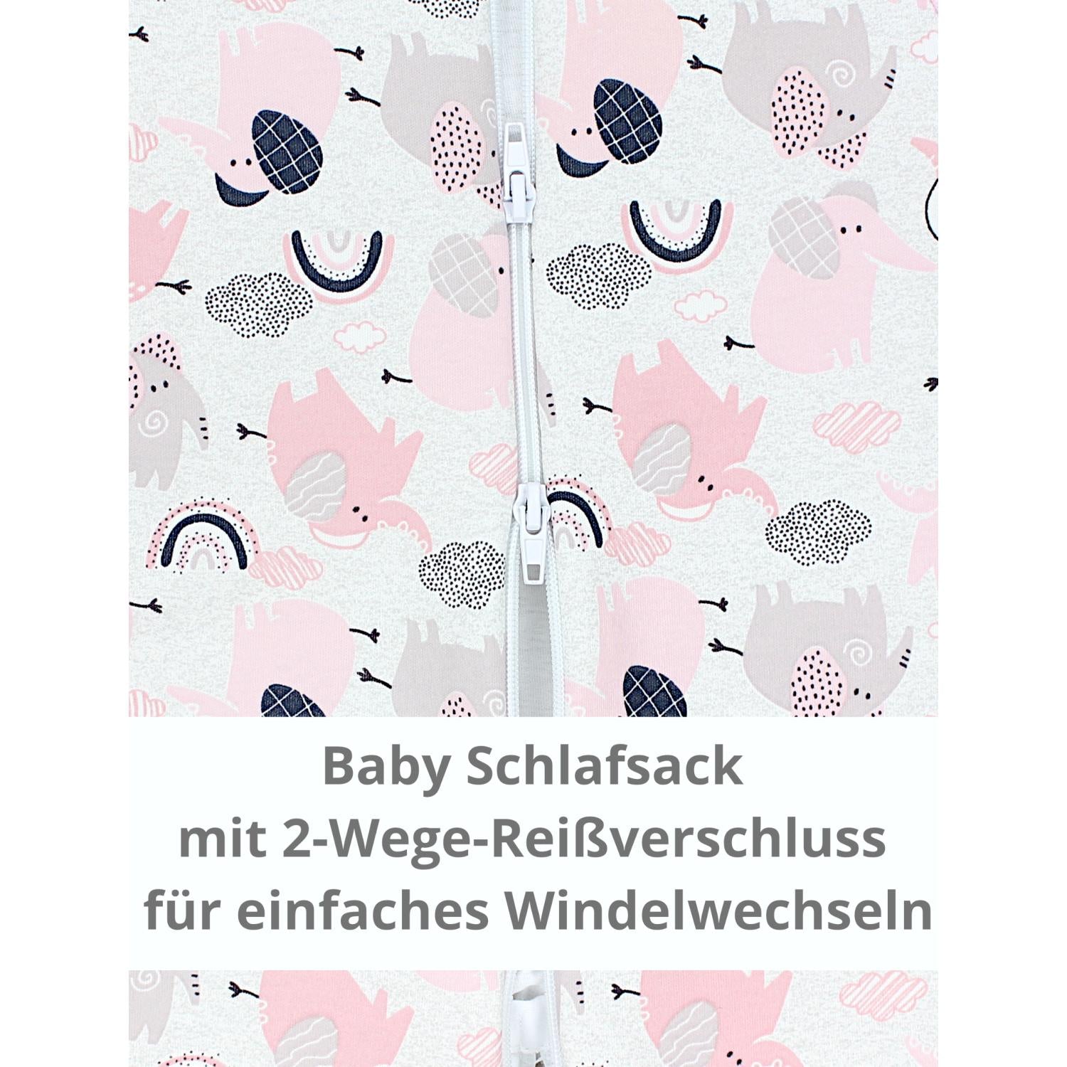 Baby Schlafsack mit Füßen Ganzjahresschlafsack 2,5 Tog