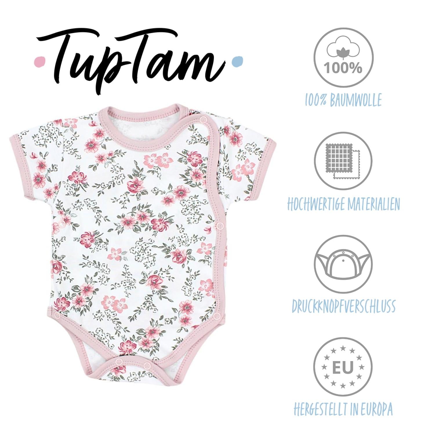 Wickelbody Kurzarm - 5er Set