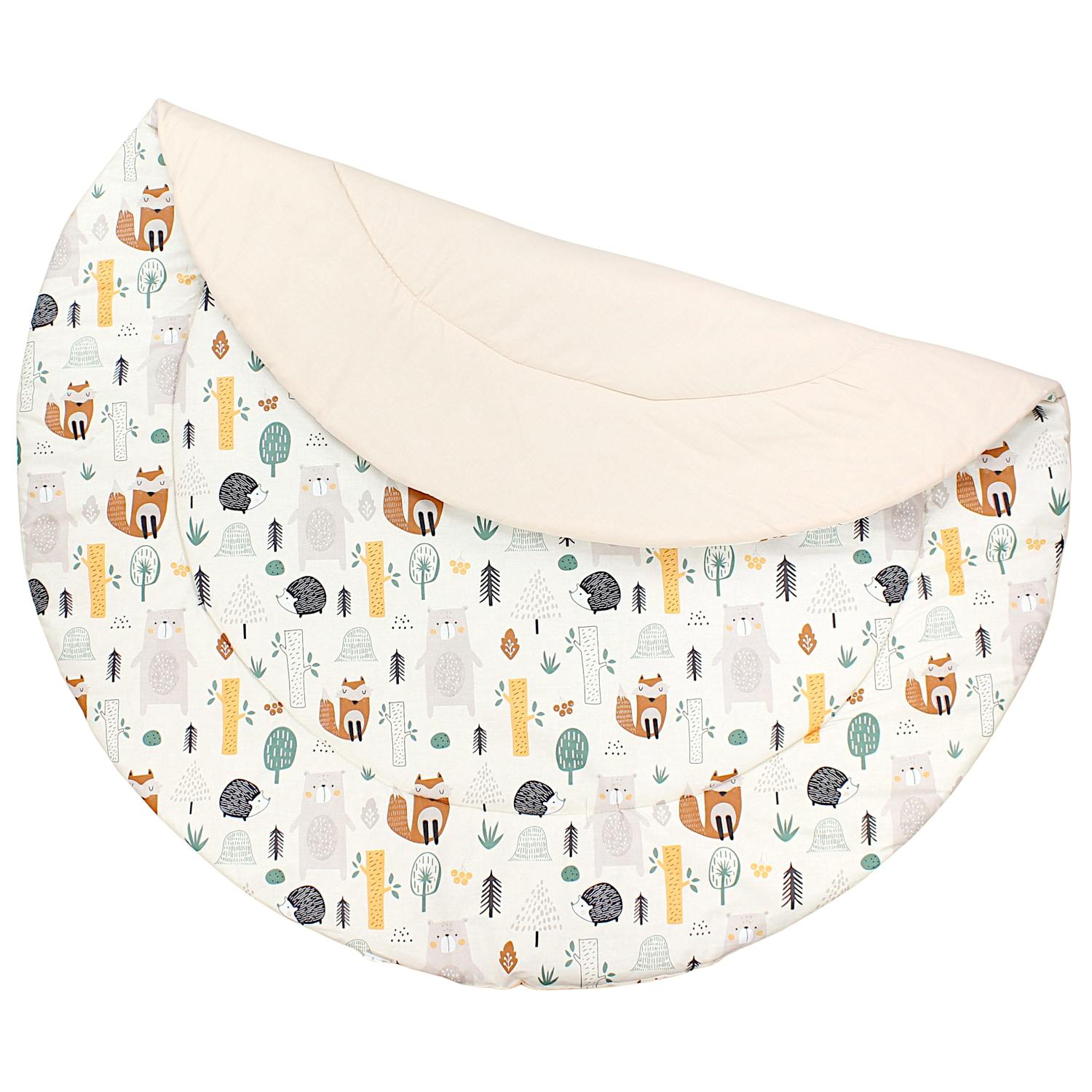 Gepolsterte XXL Krabbeldecke 120 x 120 cm