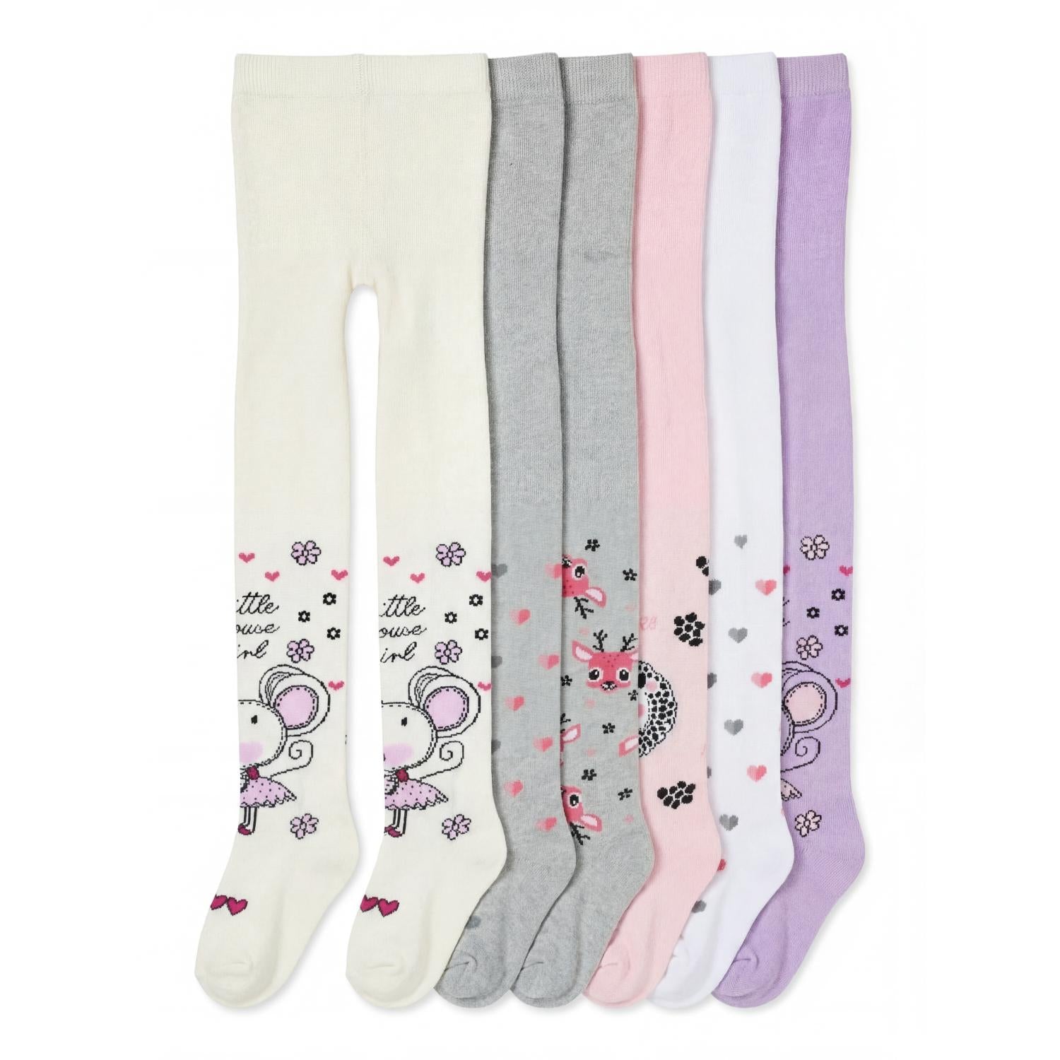 Strickstrumpfhosen- 6er Set