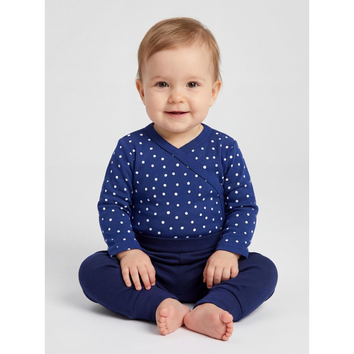 Langarm Wickelshirt- 5er Set