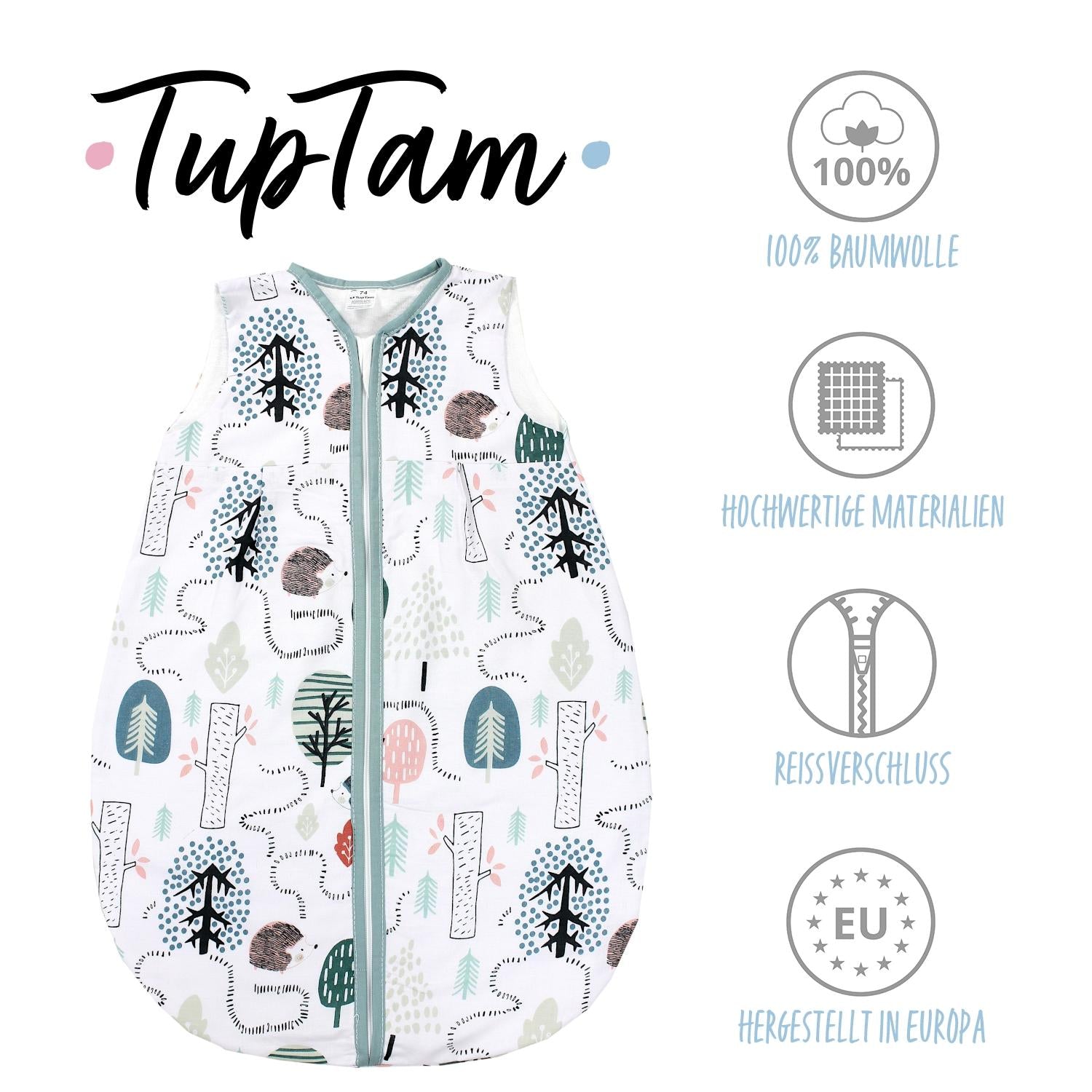 Kugelschlafsack ohne Ärmel 0.5 TOG