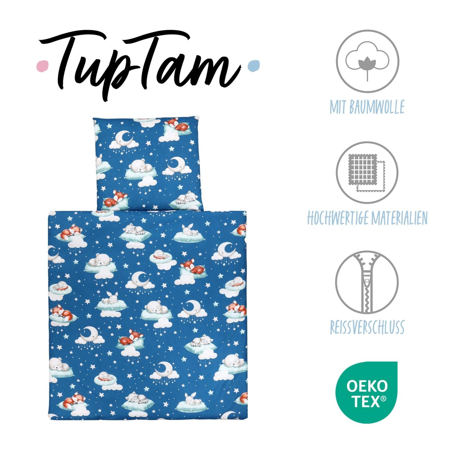 Bettdeckenset (4-teilig)