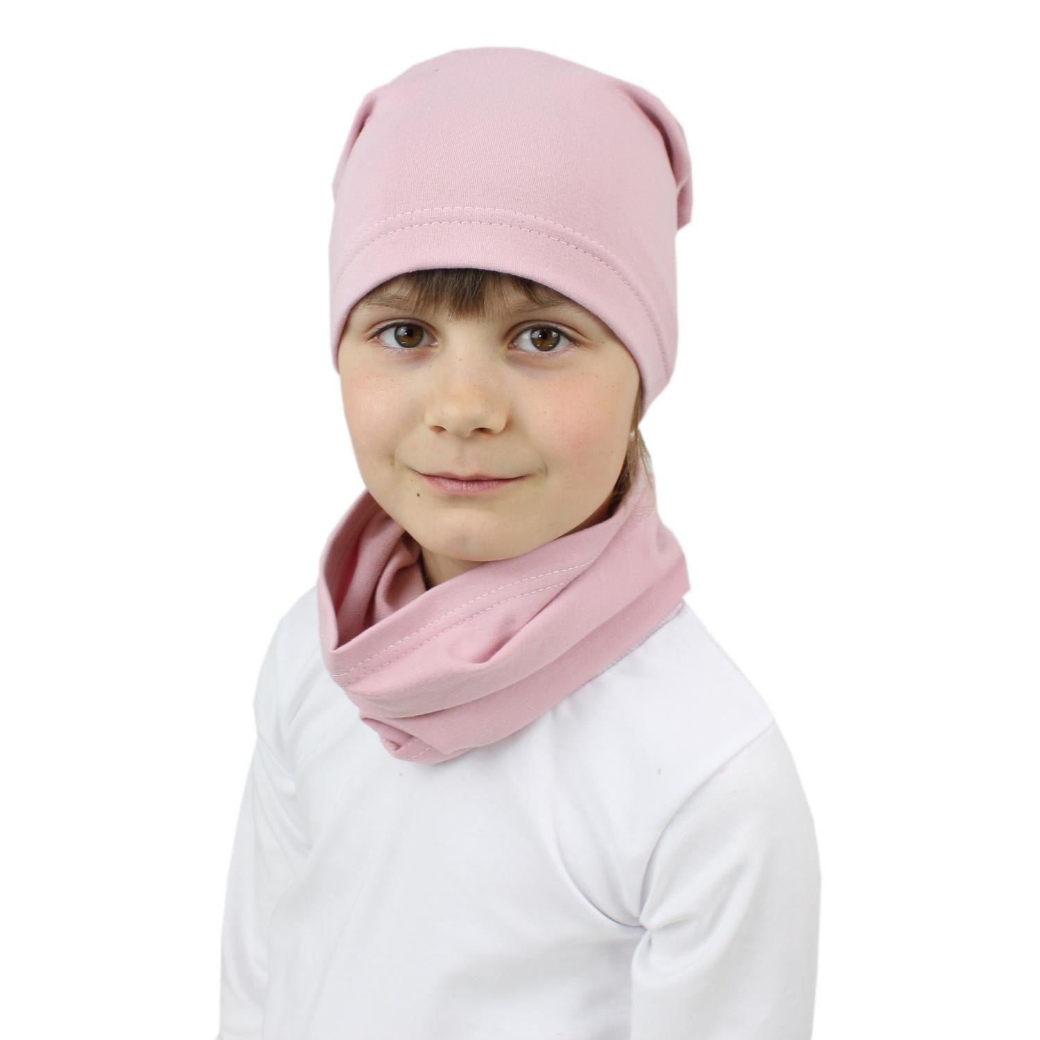 Kinder Beanie Mütze und Schlauchschal