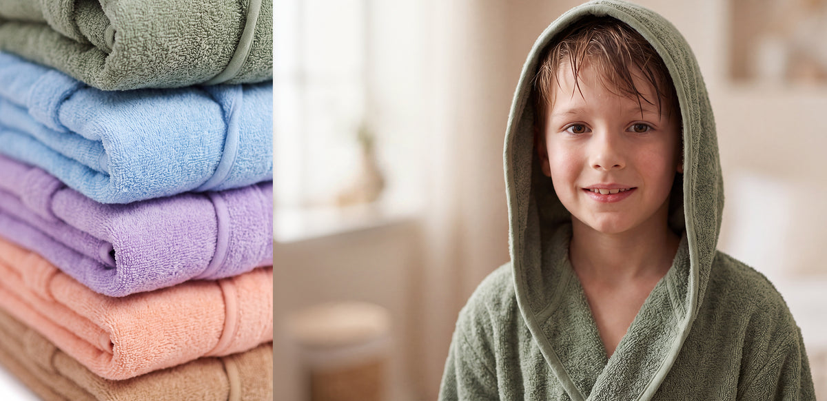 Kinder Bademantel für Jungen und Mädchen